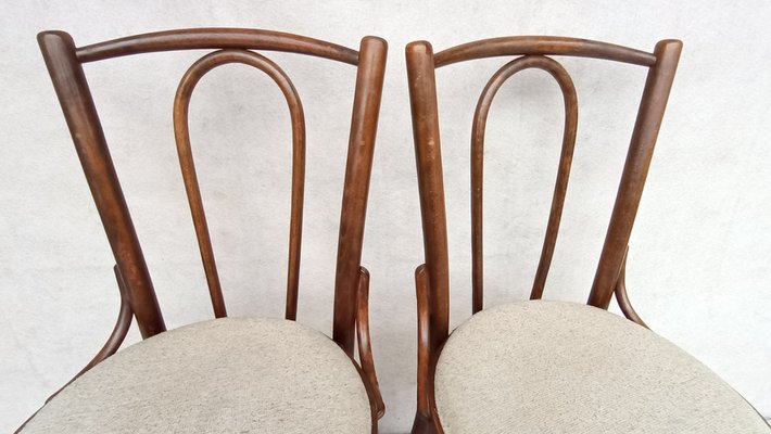 Beech Bentwood Chairs from Tatra, 1960s, Set of 2-VIC-1816033