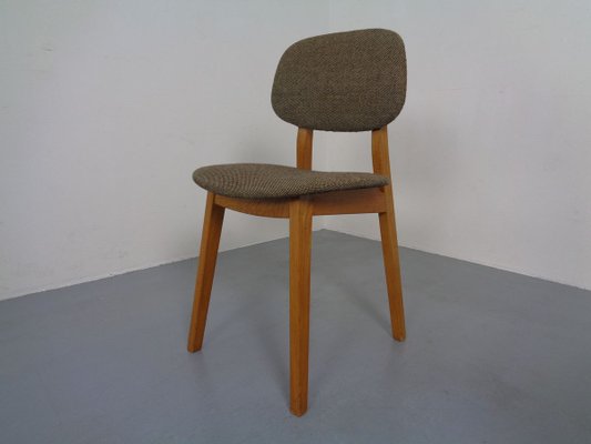 Beech Chair & Stool, 1960s, Set of 2-RDW-839616