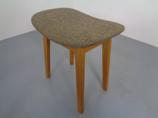 Beech Chair & Stool, 1960s, Set of 2-RDW-839616