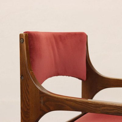 Beech Chair with Armrests, 1960s-VMM-1292313