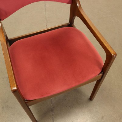 Beech Chair with Armrests, 1960s-VMM-1292313