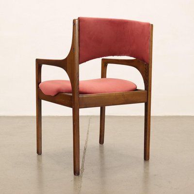 Beech Chair with Armrests, 1960s-VMM-1292313