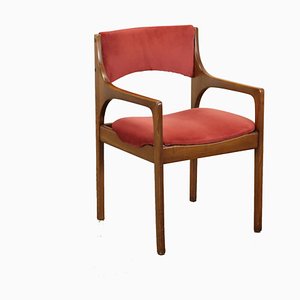 Beech Chair with Armrests, 1960s-VMM-1292313