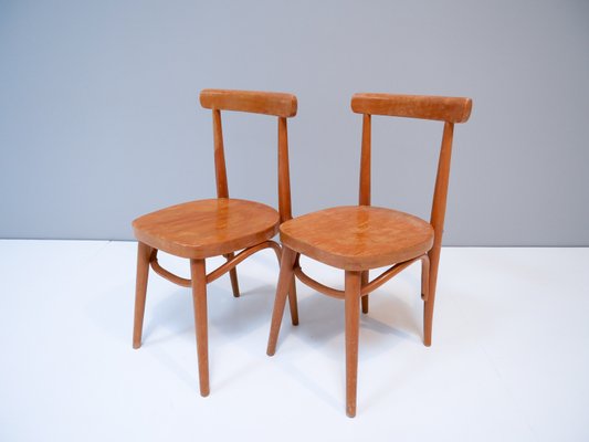 Beech Childrens Chairs, 1950s, Set of 2-OGU-957643