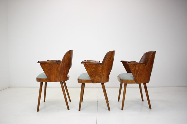 Beech Dining Chair by Oswald Haerdtl, Czechoslovakia, 1960s-TZ-1209637