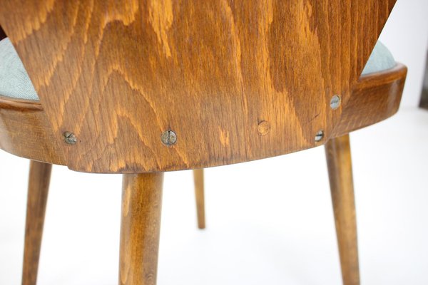 Beech Dining Chair by Oswald Haerdtl, Czechoslovakia, 1960s-TZ-1209637