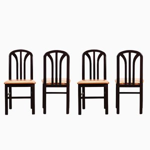 Beech Dining Chairs, 1980s, Set of 4-VMM-1278271