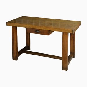 Beech Kitchen Table, 1920s-AXR-1721557