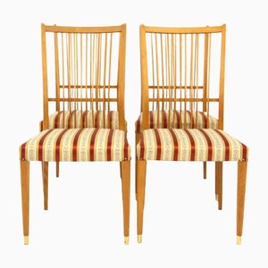 Beech Side Chairs, Sweden, 1960s, Set of 4-GEK-1351239