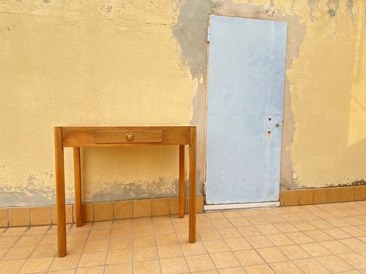 Beech Slab Table, Italy, 1950s-OAQ-1417585