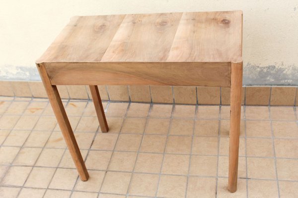 Beech Slab Table, Italy, 1950s-OAQ-1417585