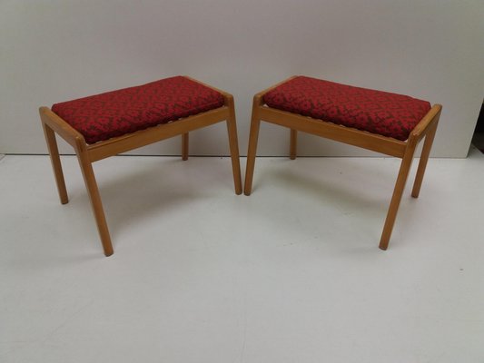 Beech Stools from ULUV, Czechoslovakia, 1960, Set of 2-TZ-1124691