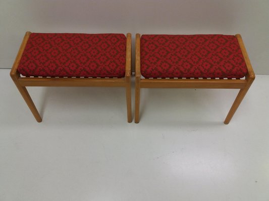 Beech Stools from ULUV, Czechoslovakia, 1960, Set of 2-TZ-1124691