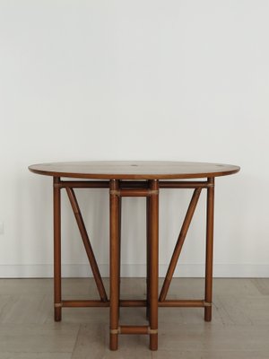 Beech Wood Console, Italy, 1980s-CC-1746410