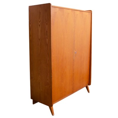 Beechwood Wardrobe by František Jirák for Tatra Furniture, 1960s-HXT-1774141