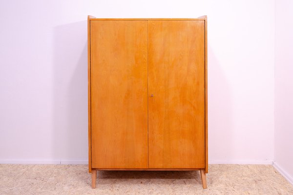 Beechwood Wardrobe by František Jirák for Tatra Nábytok, 1960s-HXT-1820709