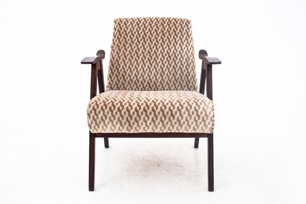 Beige Armchair, Poland, 1960s-BXB-1374861