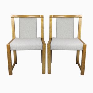 Beige Dining Chairs, 1970s, Set of 2-UJQ-899883