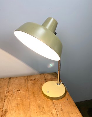 Beige Gooseneck Table Lamp, 1960s-CGF-666098