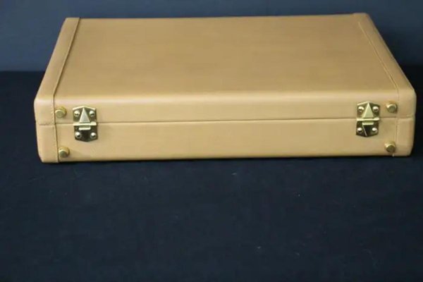 Beige Leather Briefcase from Hermès, 1990s-YF-1759552