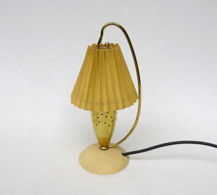 Beige Shrinkpack Table Lamp Lantern, 1950s-EY-1353186