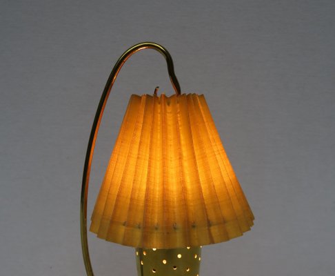 Beige Shrinkpack Table Lamp Lantern, 1950s-EY-1353186