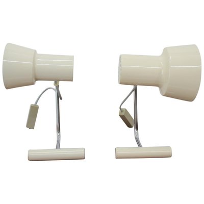 Beige Table Lamps by Josef Hůrka for Napako, 1970s, Set of 2-TZ-684028