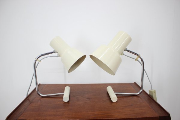 Beige Table Lamps by Josef Hůrka for Napako, 1970s, Set of 2-TZ-684028