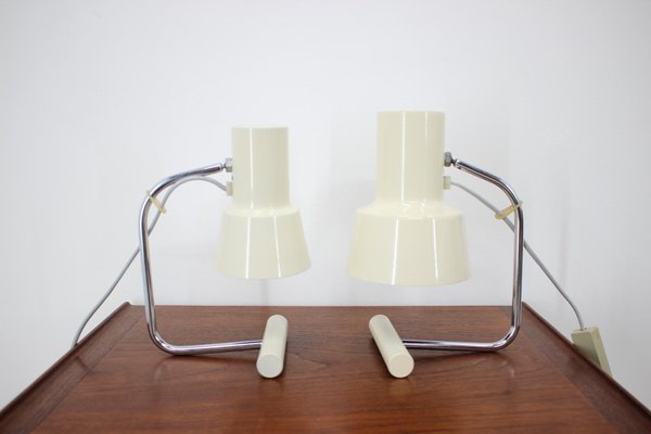 Beige Table Lamps by Josef Hůrka for Napako, 1970s, Set of 2-TZ-684028