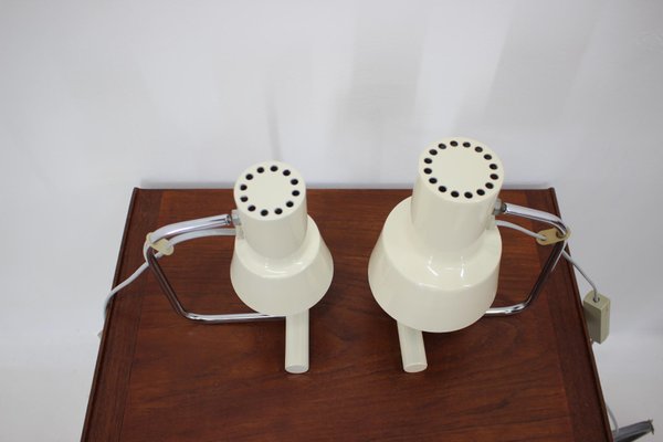 Beige Table Lamps by Josef Hůrka for Napako, 1970s, Set of 2-TZ-684028