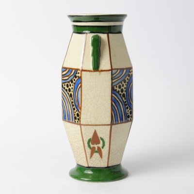 Belgian Art Deco Vase from August Mouzin & Cie, 1920s-IXK-754517