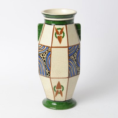 Belgian Art Deco Vase from August Mouzin & Cie, 1920s-IXK-754517