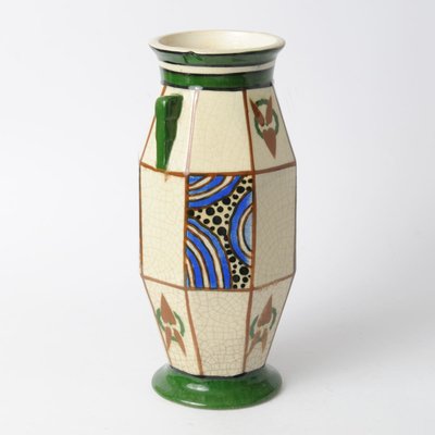 Belgian Art Deco Vase from August Mouzin & Cie, 1920s-IXK-754517