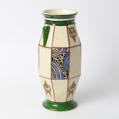 Belgian Art Deco Vase from August Mouzin & Cie, 1920s-IXK-754517