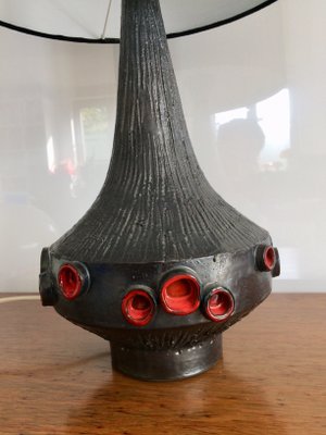 Belgian Art Pottery Table Lamp by Rogier Vandeweghe for Perignem, 1960s-RQV-822339