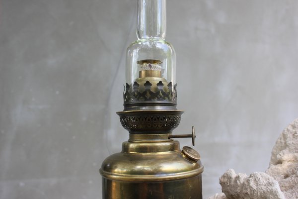 Belgian Brass Gas Lamp-UWJ-1338212