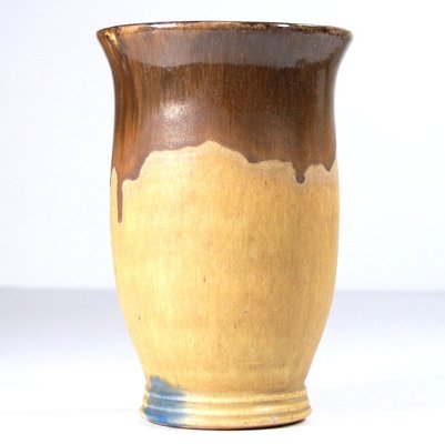 Belgian Ceramic Vase by Roger Guerin for Guerin, 1940s-GIW-742018