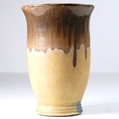 Belgian Ceramic Vase by Roger Guerin for Guerin, 1940s-GIW-742018