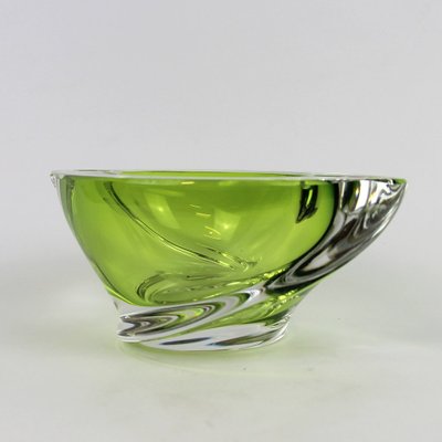 Belgian Crystal Vase from Val Saint Lambert, 1950s-NE-603923