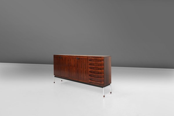 Belgian Mid-Century Rosewood Highboard, 1960s-YSY-1724987