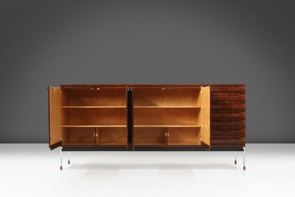 Belgian Mid-Century Rosewood Highboard, 1960s-YSY-1724987