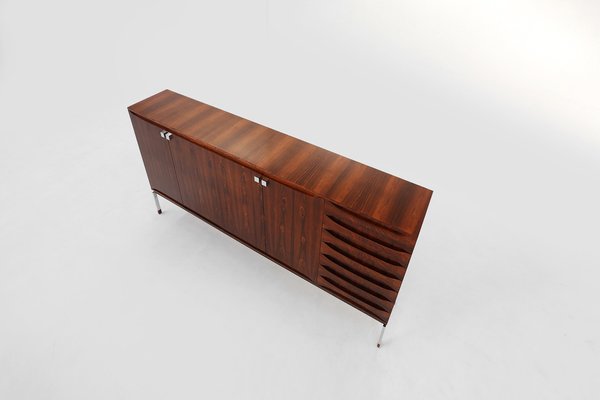 Belgian Mid-Century Rosewood Highboard, 1960s-YSY-1724987