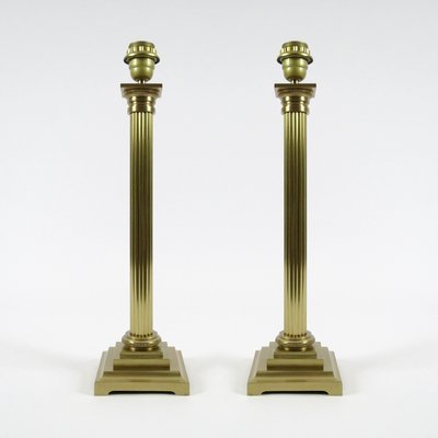 Belgian Neoclassic Table Lamps, 1970s, Set of 2-BH-1314065