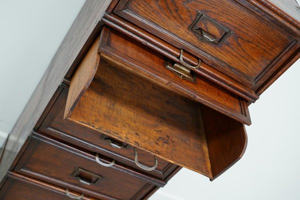 Belgian Oak Apothecary / Filing Cabinet, 1920s-XO-1696500