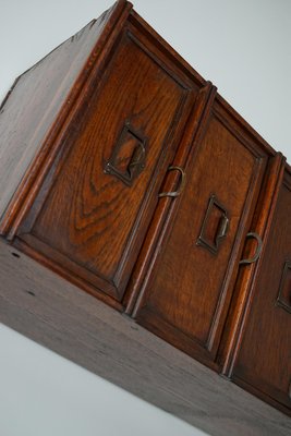 Belgian Oak Apothecary / Filing Cabinet, 1920s-XO-1696500