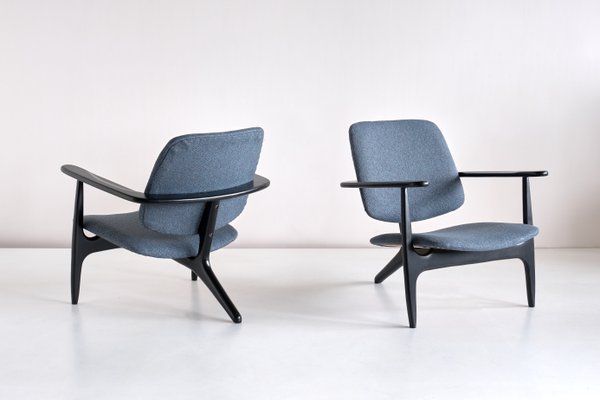 Belgian S3 Armchairs by Alfred Hendrickx for Belform, 1958, Set of 2-FMT-875907