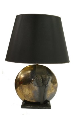 Belgian Stone Table Lamp, 1970s-IRH-561746