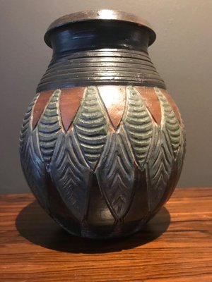 Belgian Stoneware Vase by J Guyaux, 1969-XQY-880765