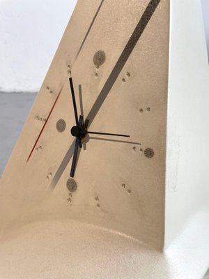 Belgian Surrealist Table Clock in Fiberglass attributed to Atelier Sommarti, 1980s-EHE-1395441