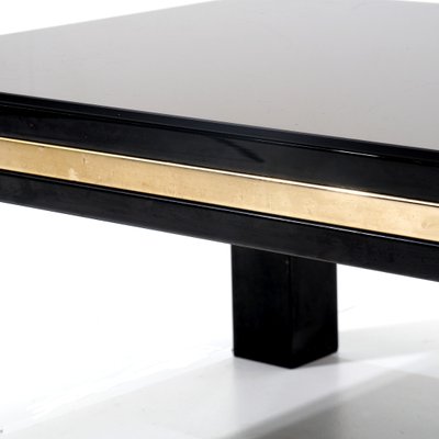 Belgium Gold & Chrome Coffee Table by Belgo Chrome, 1970s-SV-874357